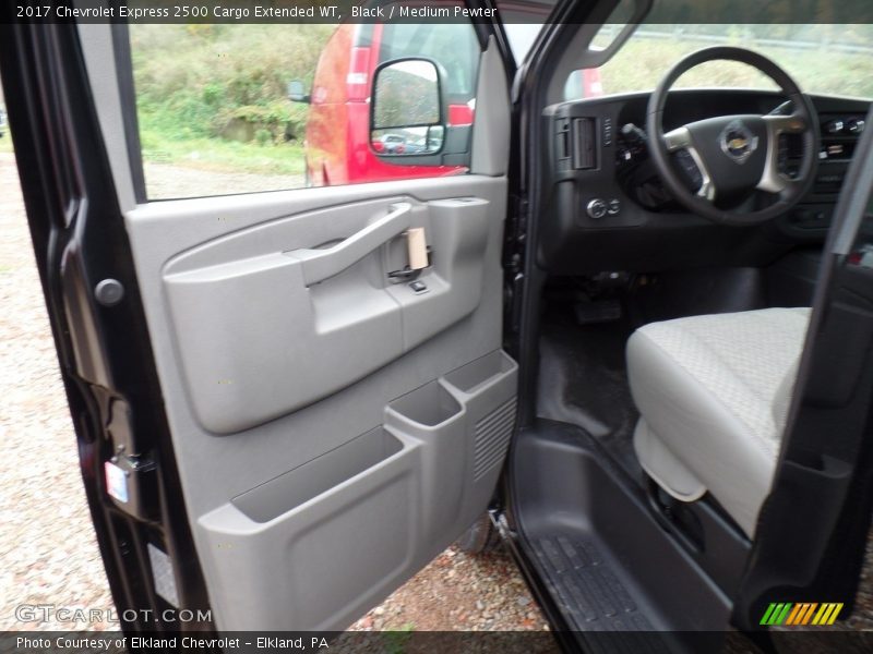 Black / Medium Pewter 2017 Chevrolet Express 2500 Cargo Extended WT