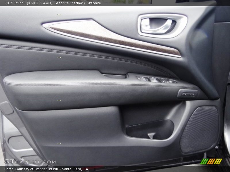 Graphite Shadow / Graphite 2015 Infiniti QX60 3.5 AWD