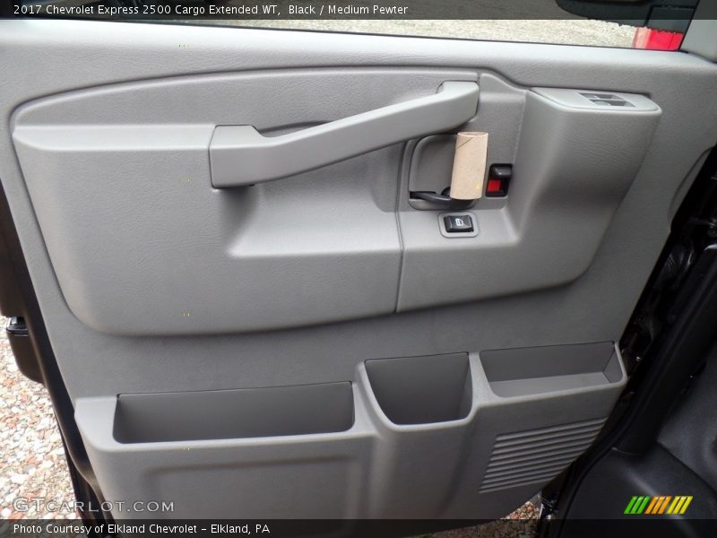Black / Medium Pewter 2017 Chevrolet Express 2500 Cargo Extended WT