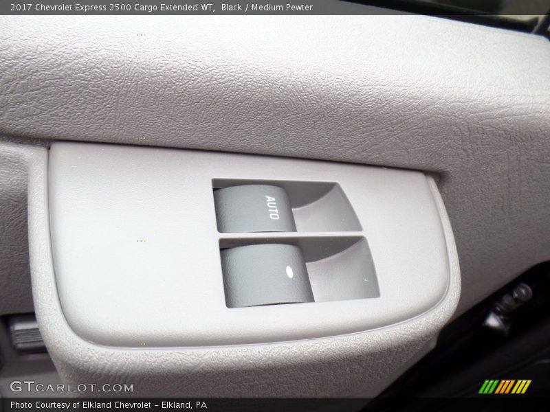 Black / Medium Pewter 2017 Chevrolet Express 2500 Cargo Extended WT