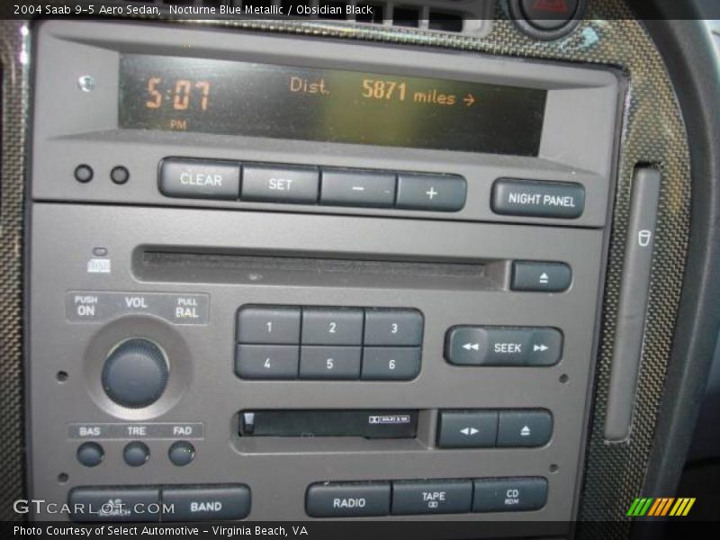 Nocturne Blue Metallic / Obsidian Black 2004 Saab 9-5 Aero Sedan