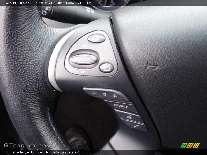Graphite Shadow / Graphite 2015 Infiniti QX60 3.5 AWD
