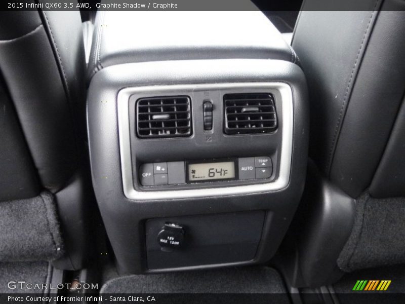Graphite Shadow / Graphite 2015 Infiniti QX60 3.5 AWD