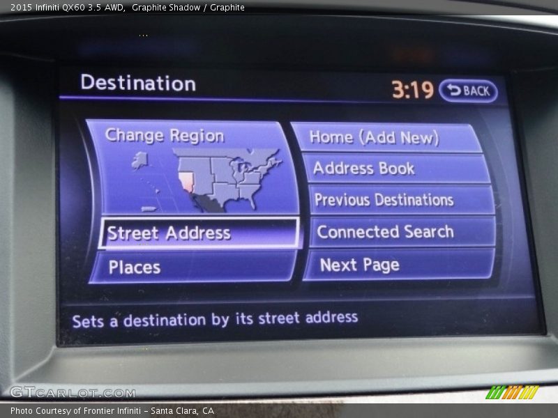 Graphite Shadow / Graphite 2015 Infiniti QX60 3.5 AWD