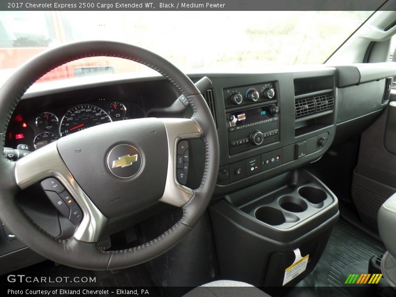 Black / Medium Pewter 2017 Chevrolet Express 2500 Cargo Extended WT