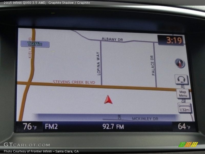 Graphite Shadow / Graphite 2015 Infiniti QX60 3.5 AWD