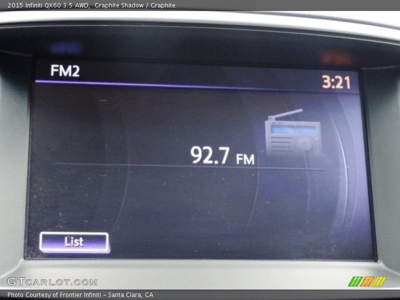 Graphite Shadow / Graphite 2015 Infiniti QX60 3.5 AWD