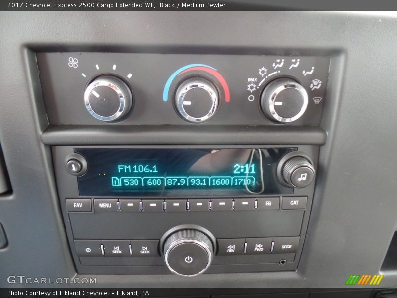 Controls of 2017 Express 2500 Cargo Extended WT