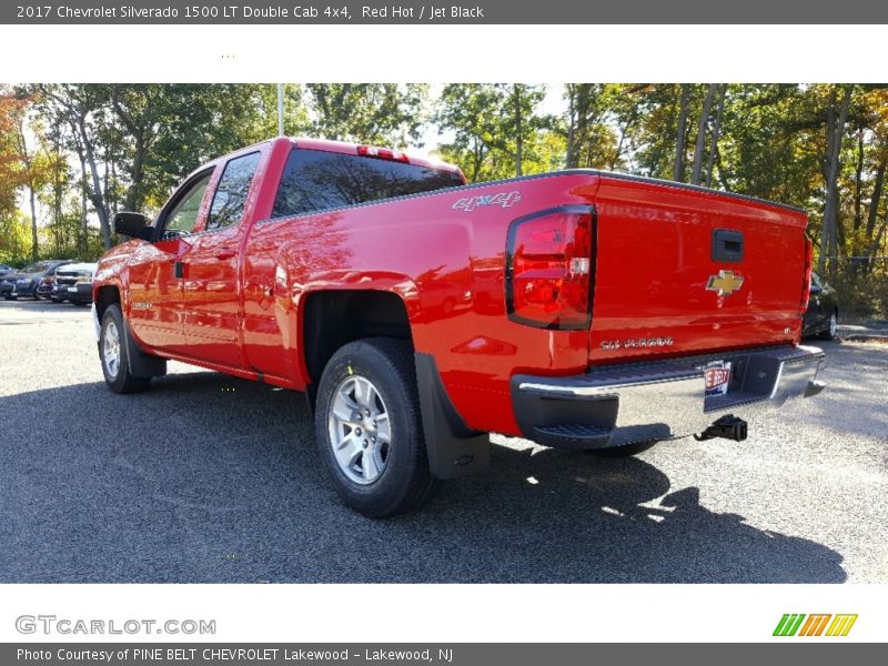 Red Hot / Jet Black 2017 Chevrolet Silverado 1500 LT Double Cab 4x4