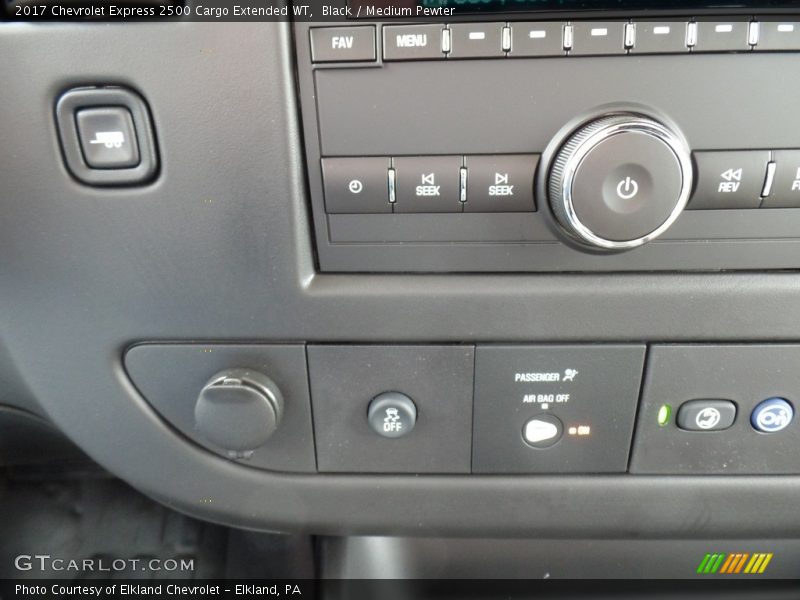 Controls of 2017 Express 2500 Cargo Extended WT