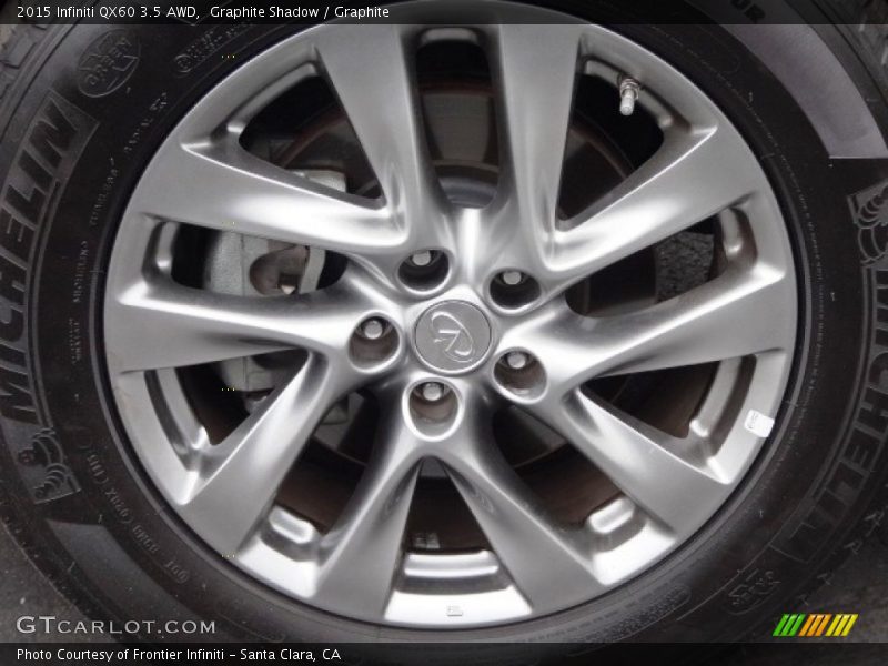 Graphite Shadow / Graphite 2015 Infiniti QX60 3.5 AWD