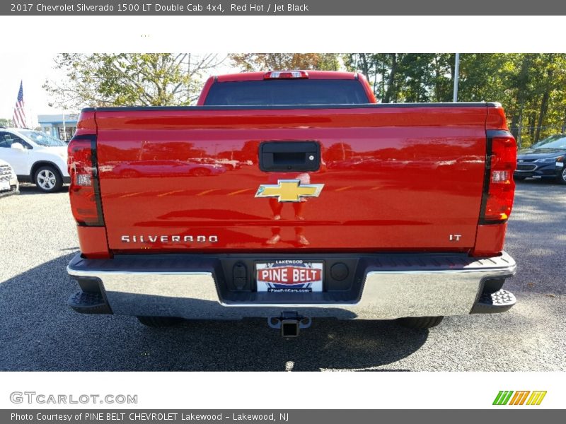 Red Hot / Jet Black 2017 Chevrolet Silverado 1500 LT Double Cab 4x4