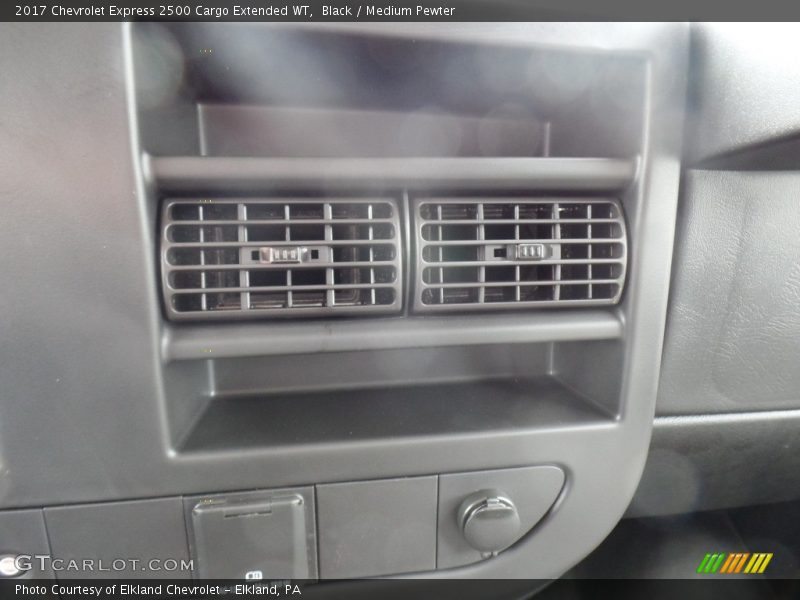 Black / Medium Pewter 2017 Chevrolet Express 2500 Cargo Extended WT
