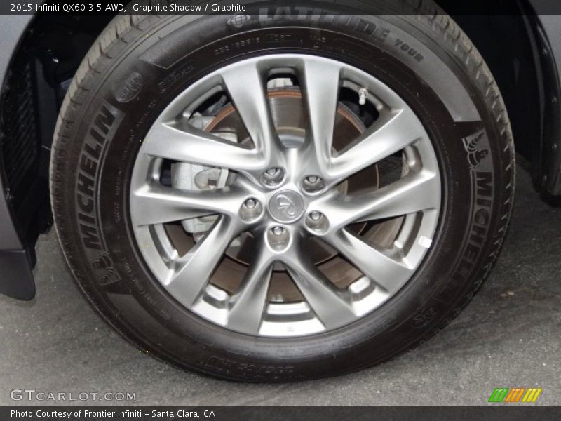 Graphite Shadow / Graphite 2015 Infiniti QX60 3.5 AWD
