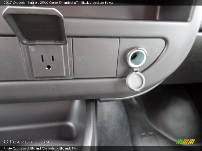 Black / Medium Pewter 2017 Chevrolet Express 2500 Cargo Extended WT