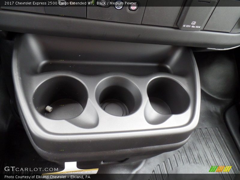 Black / Medium Pewter 2017 Chevrolet Express 2500 Cargo Extended WT