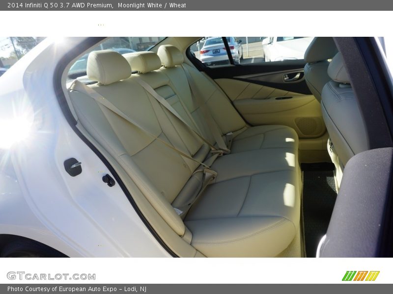 Moonlight White / Wheat 2014 Infiniti Q 50 3.7 AWD Premium