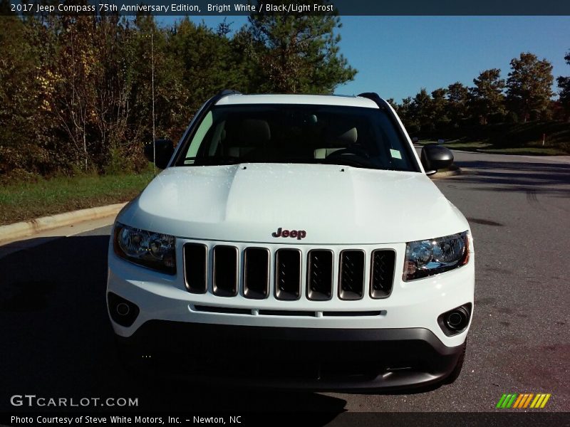Bright White / Black/Light Frost 2017 Jeep Compass 75th Anniversary Edition