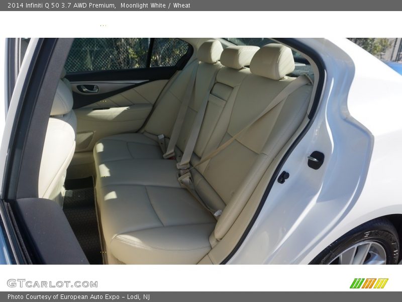 Moonlight White / Wheat 2014 Infiniti Q 50 3.7 AWD Premium