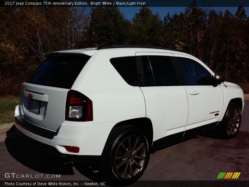 Bright White / Black/Light Frost 2017 Jeep Compass 75th Anniversary Edition
