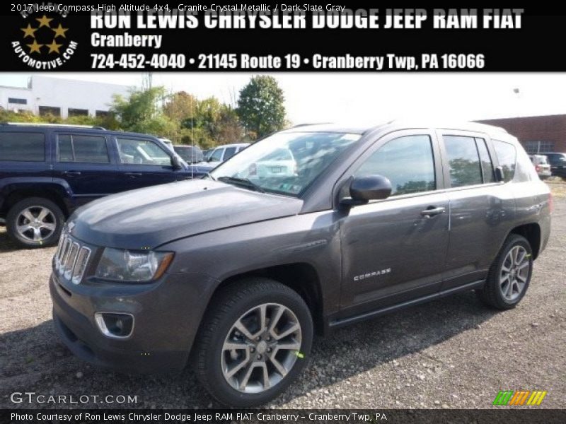 Granite Crystal Metallic / Dark Slate Gray 2017 Jeep Compass High Altitude 4x4