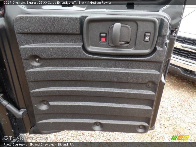 Black / Medium Pewter 2017 Chevrolet Express 2500 Cargo Extended WT