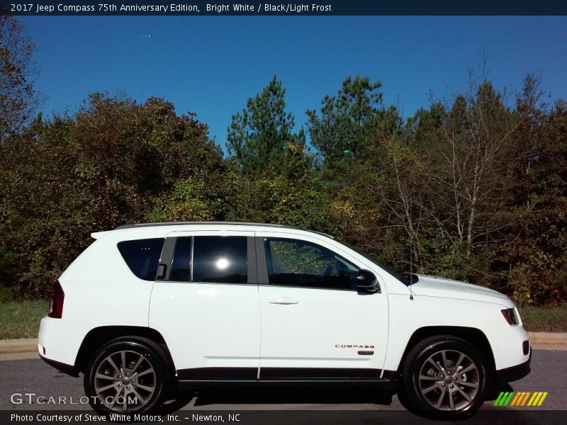 Bright White / Black/Light Frost 2017 Jeep Compass 75th Anniversary Edition