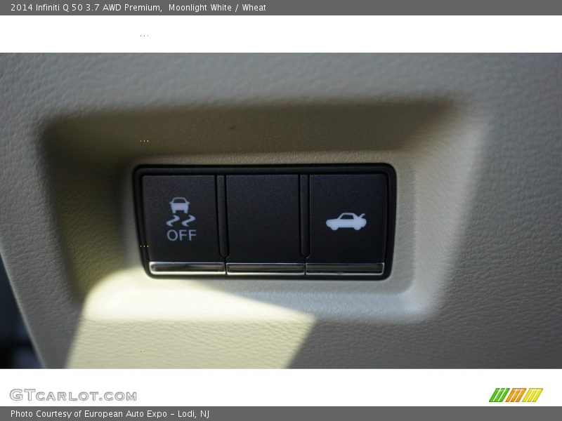 Moonlight White / Wheat 2014 Infiniti Q 50 3.7 AWD Premium