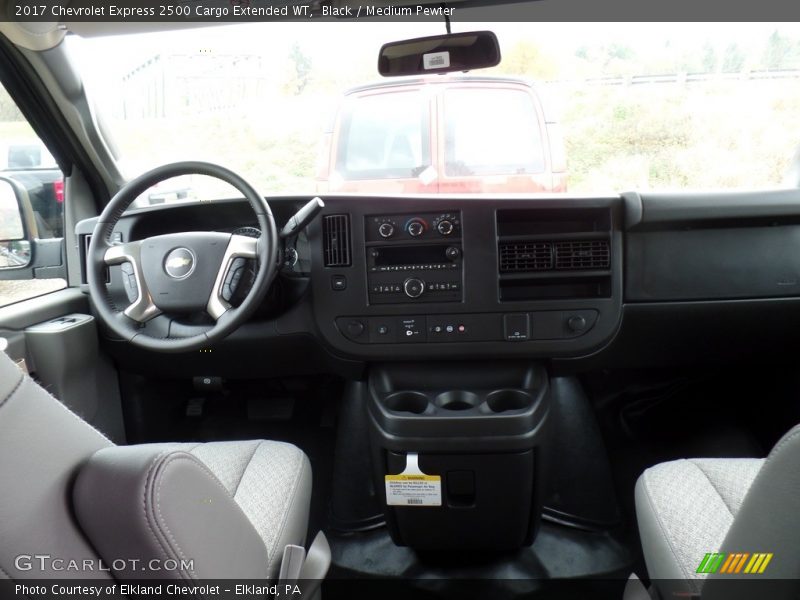 Black / Medium Pewter 2017 Chevrolet Express 2500 Cargo Extended WT