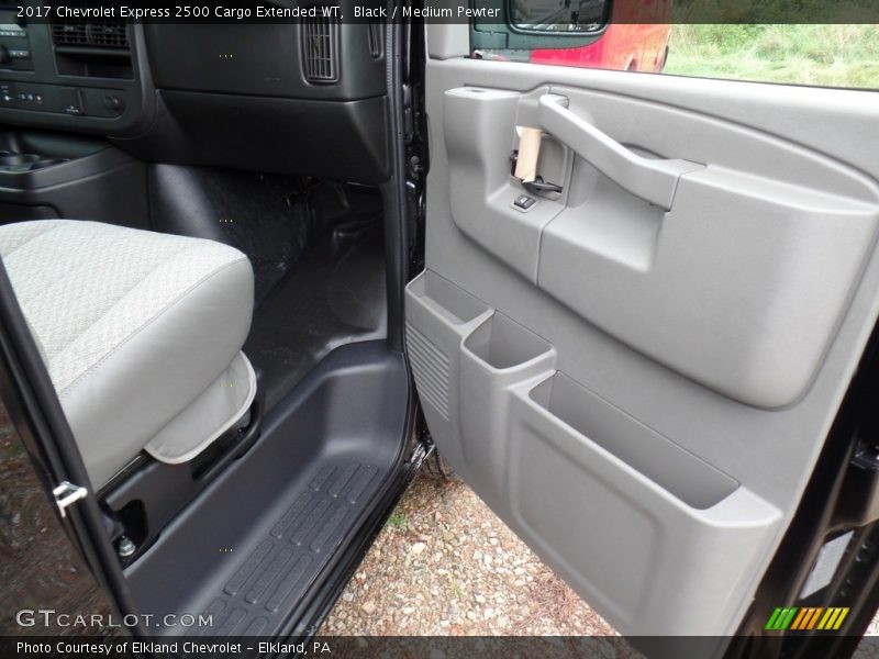 Black / Medium Pewter 2017 Chevrolet Express 2500 Cargo Extended WT