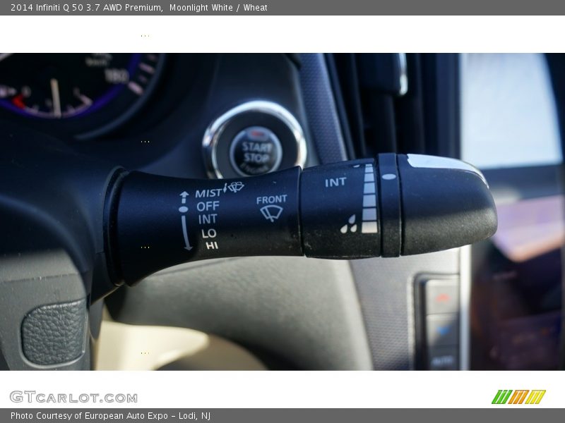 Moonlight White / Wheat 2014 Infiniti Q 50 3.7 AWD Premium