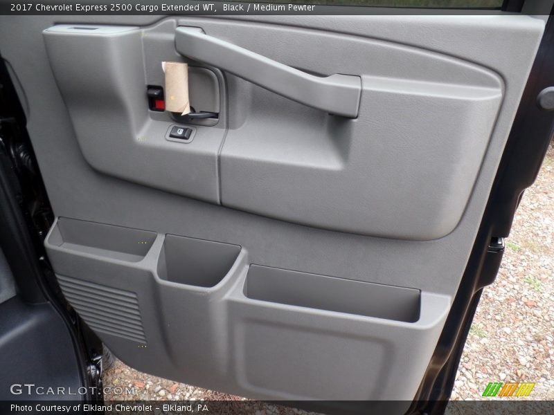 Black / Medium Pewter 2017 Chevrolet Express 2500 Cargo Extended WT