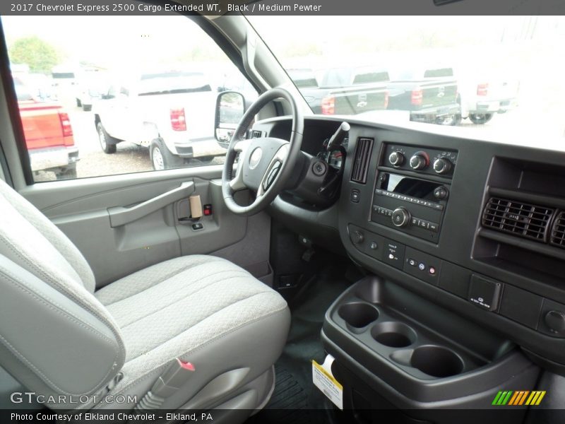 Black / Medium Pewter 2017 Chevrolet Express 2500 Cargo Extended WT