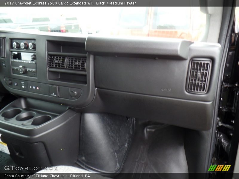 Black / Medium Pewter 2017 Chevrolet Express 2500 Cargo Extended WT