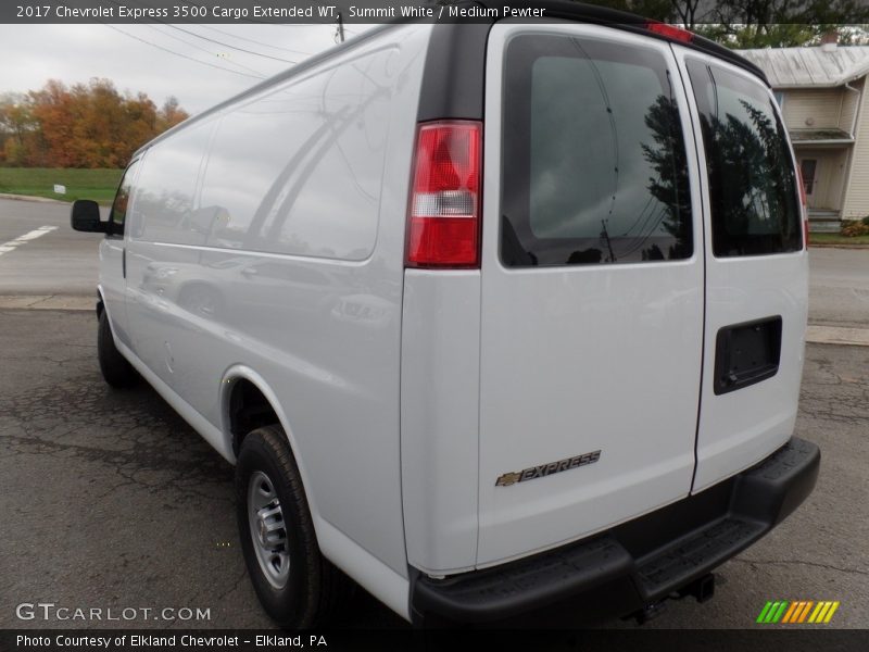 Summit White / Medium Pewter 2017 Chevrolet Express 3500 Cargo Extended WT