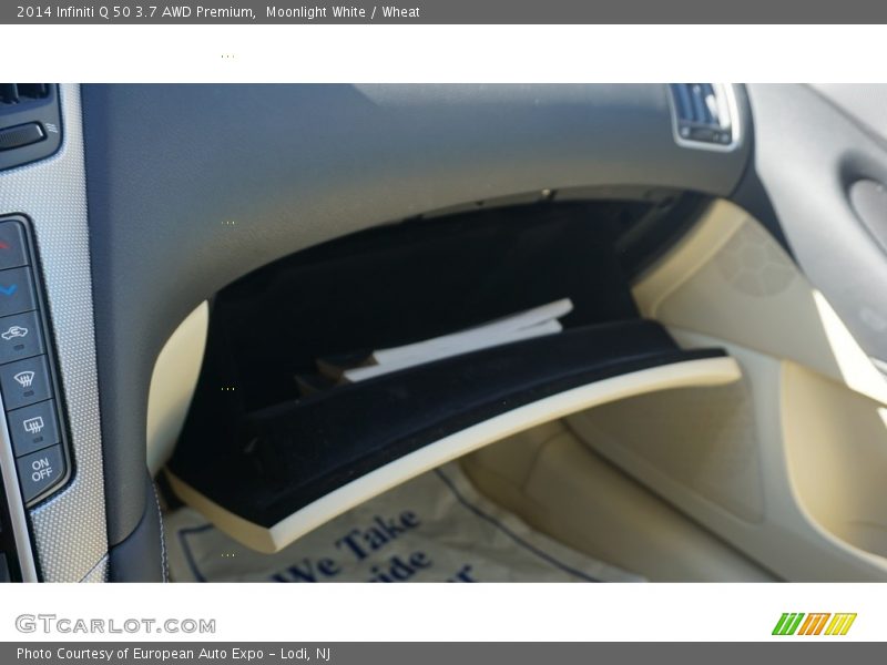 Moonlight White / Wheat 2014 Infiniti Q 50 3.7 AWD Premium