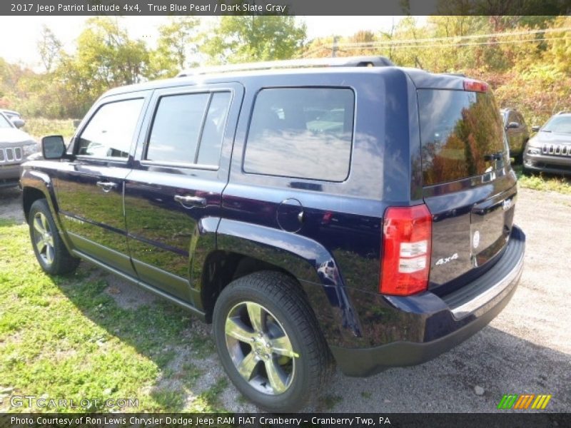 True Blue Pearl / Dark Slate Gray 2017 Jeep Patriot Latitude 4x4