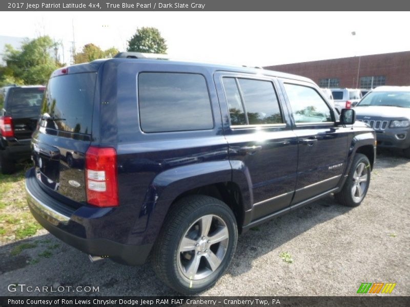 True Blue Pearl / Dark Slate Gray 2017 Jeep Patriot Latitude 4x4