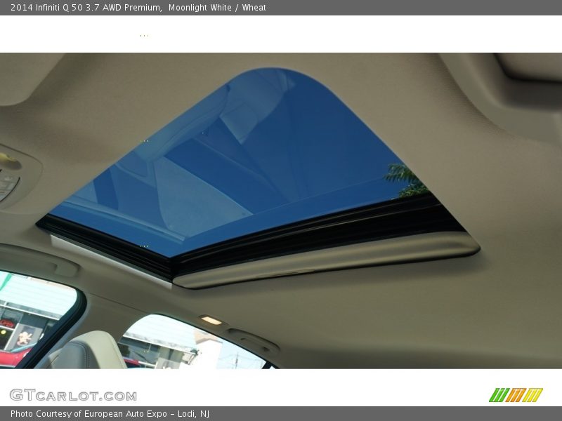 Moonlight White / Wheat 2014 Infiniti Q 50 3.7 AWD Premium