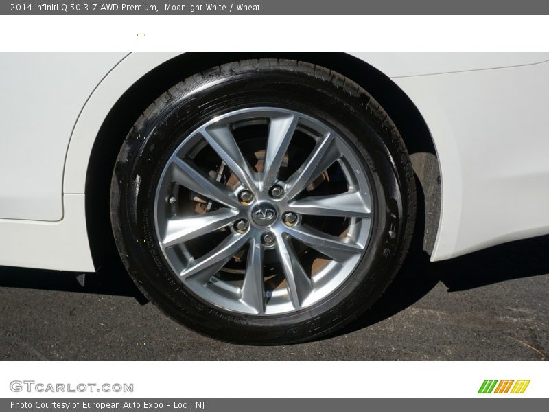 Moonlight White / Wheat 2014 Infiniti Q 50 3.7 AWD Premium