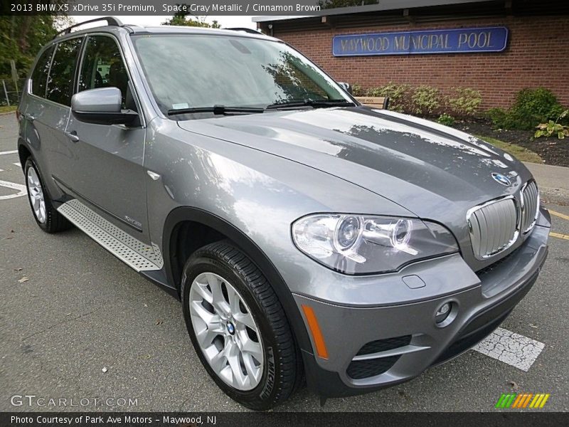 Space Gray Metallic / Cinnamon Brown 2013 BMW X5 xDrive 35i Premium