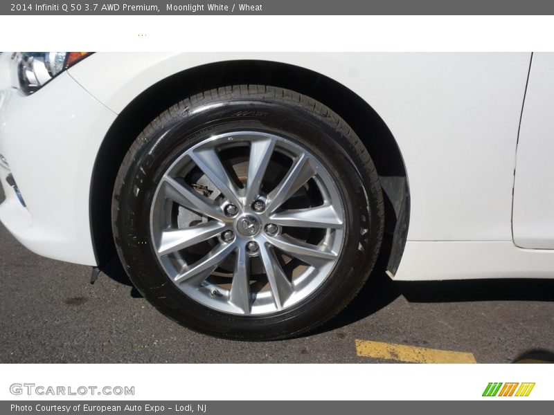 Moonlight White / Wheat 2014 Infiniti Q 50 3.7 AWD Premium