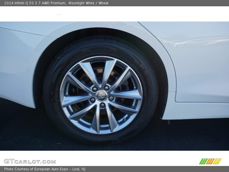 Moonlight White / Wheat 2014 Infiniti Q 50 3.7 AWD Premium