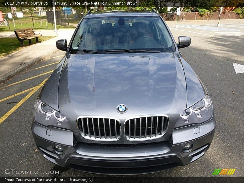 Space Gray Metallic / Cinnamon Brown 2013 BMW X5 xDrive 35i Premium