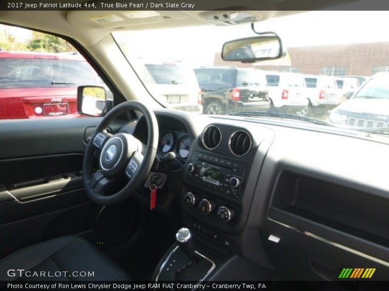 True Blue Pearl / Dark Slate Gray 2017 Jeep Patriot Latitude 4x4