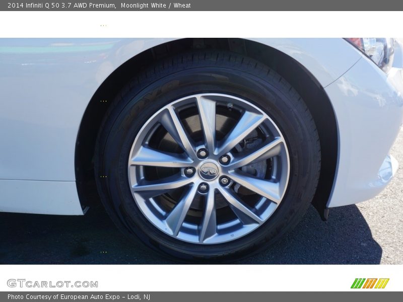 Moonlight White / Wheat 2014 Infiniti Q 50 3.7 AWD Premium