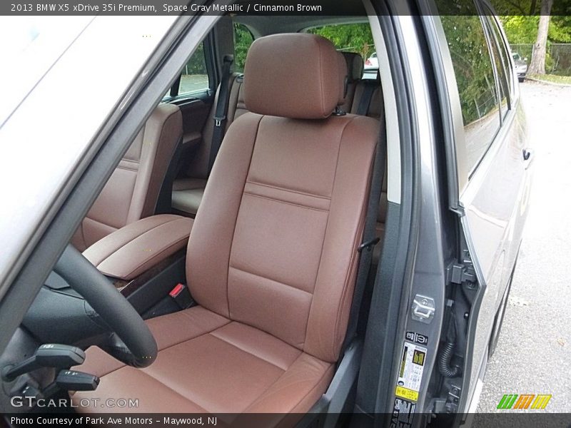 Space Gray Metallic / Cinnamon Brown 2013 BMW X5 xDrive 35i Premium