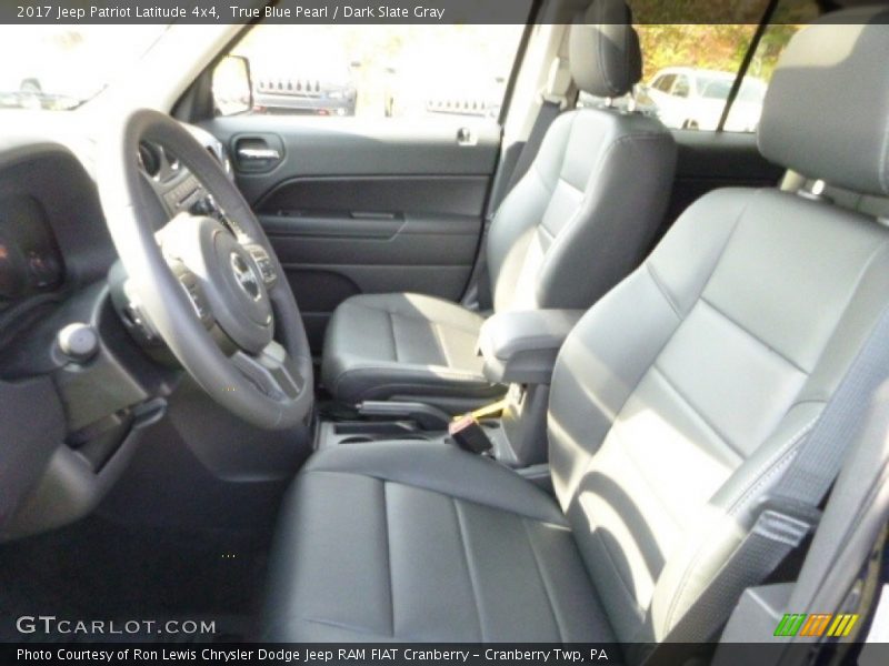 True Blue Pearl / Dark Slate Gray 2017 Jeep Patriot Latitude 4x4