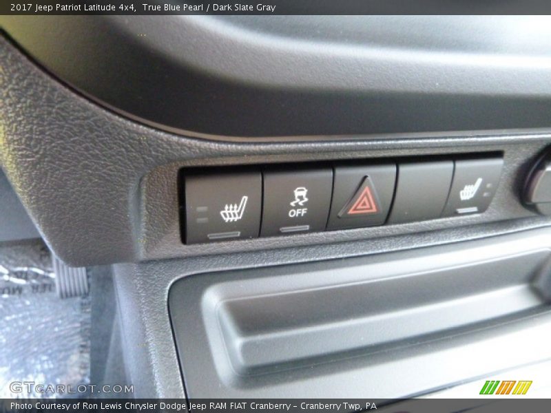True Blue Pearl / Dark Slate Gray 2017 Jeep Patriot Latitude 4x4