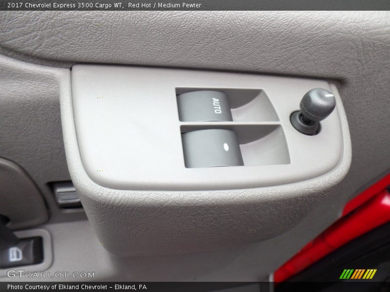 Red Hot / Medium Pewter 2017 Chevrolet Express 3500 Cargo WT